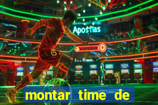 montar time de futebol site